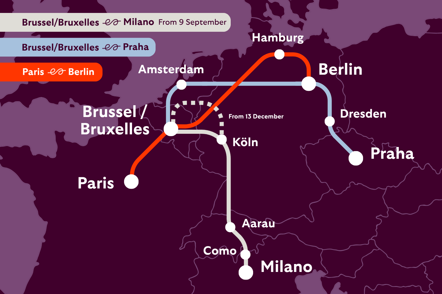 Im Schlaf nach Brüssel reisen