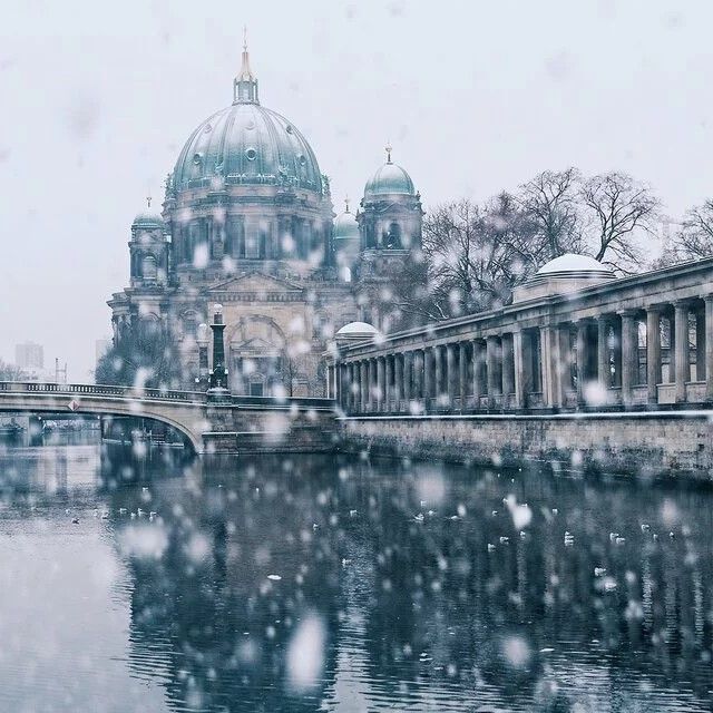 Winter in Berlin is spectacular and peaceful at the same time