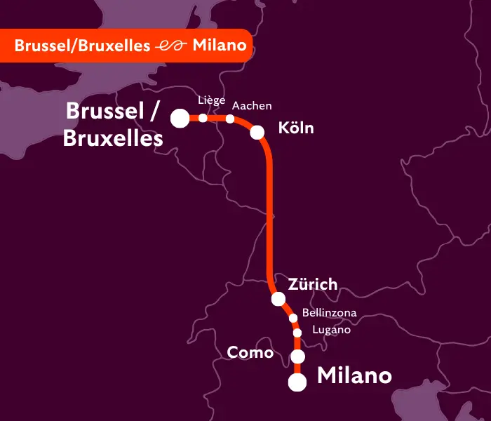 Reis naar Zwitserland terwijl je slaapt