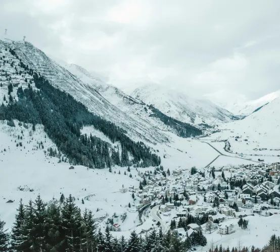 Winter sports at Andermatt