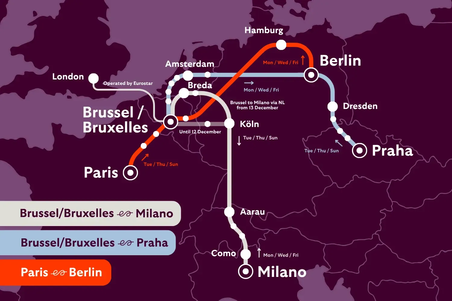 Reach more destinations by train 