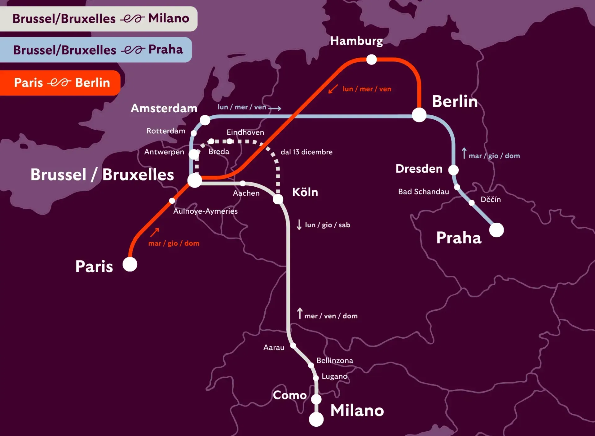 Our routes