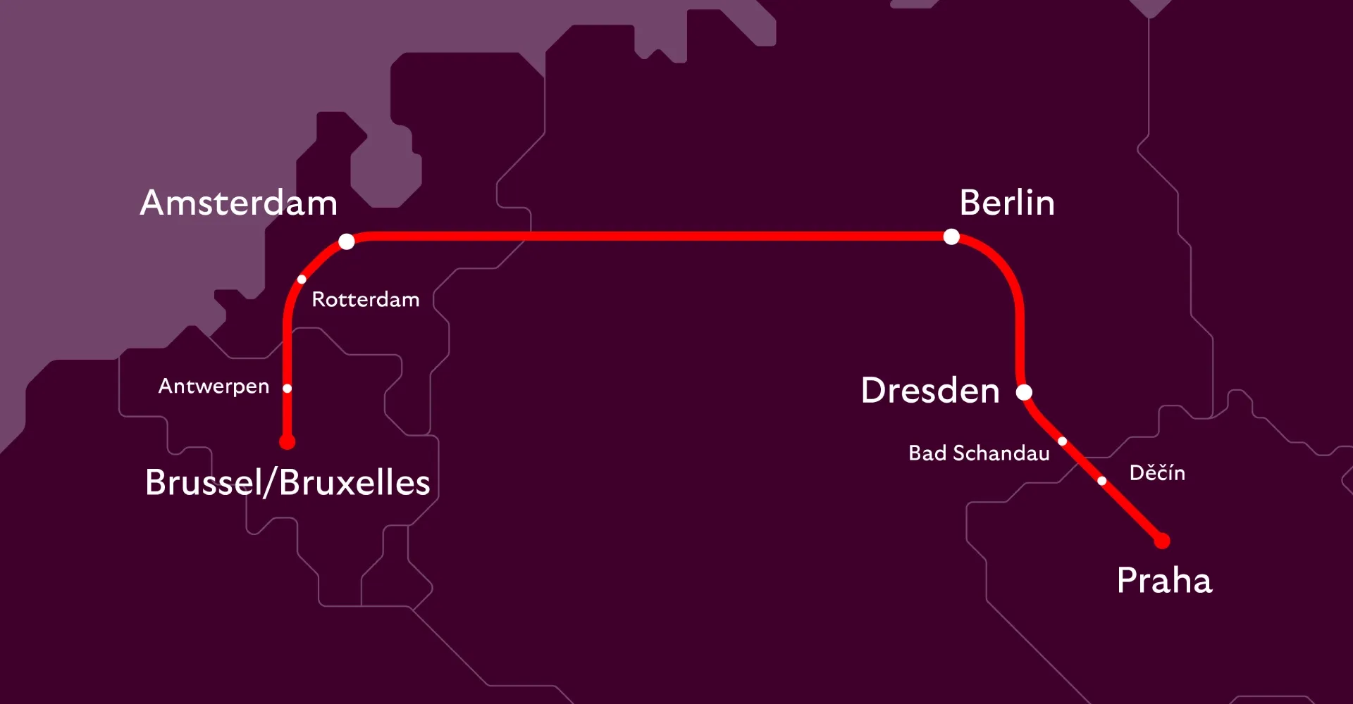 Brussels · Amsterdam · Berlin · Prague